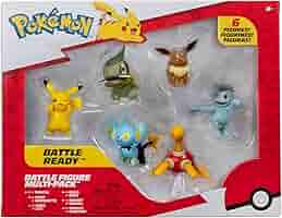 Pokémon PKW3614 Battle Figure Multipack - Pack of 6 with